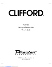 Directed Electronics Clifford 2.2 Owner's Manual