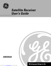 GE GRD33G2A User Manual