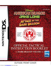 Disney Nintendo DS NTR-ARDE-USA Instruction Booklet