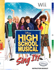 Disney High School Musical: Sing It! Instruction Booklet