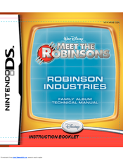 Disney Meet the Robinsons: Robinson Industries for Nintendo DS Instruction Booklet