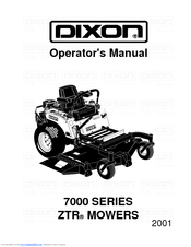 Dixon ztr online 7025