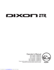 Dixon 968999725 Operator's Manual