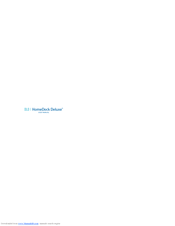 DLO Deluxe HomeDock Deluxe User Manual
