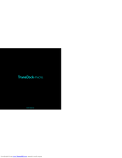 DLO TransDock M47878-080528-D User Manual