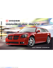 Dodge 2007 Magnum SRT8 Owner's Manual