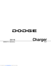 Dodge 2010 Charger SRT Owner's Manual