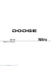 Dodge 2010 Nitro Owner's Manual