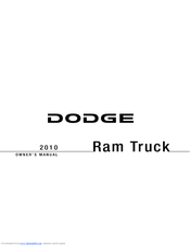 Dodge Ram Truck 2010 Owner's Manual