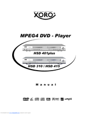Xoro HSD 401plus Owner's Manual
