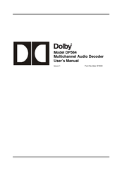 Dolby Laboratories DP564 User Manual