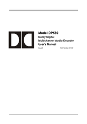 Dolby Laboratories DolbyRemote DP569 User Manual