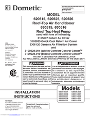 Dometic 620525.336 Installation Instructions Manual