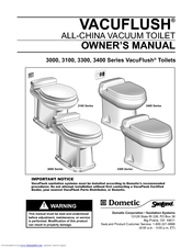 Dometic VacuFlush 3100 Series Owner's Manual