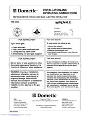 Dometic RM3862 Manuals | ManualsLib