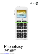 Doro PhoneEasy 345gsm User Manual