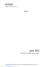 Doro PMR 510 User Manual
