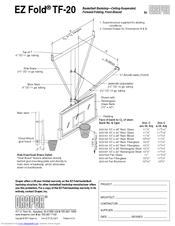 Draper EZ Fold TF-20 Specifications