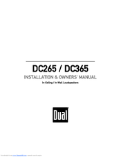 Dual DC365 Installation & Owner's Manual