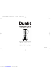 Dualit Kitchen Blender Instruction Manual