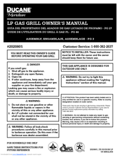 Ducane Ducane Meridian 24 inch 3-burner LP Owner's Manual