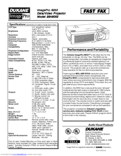 Dukane 28A8052 Specification Sheet