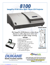 Dukane ImagePro 8100 Specification Sheet