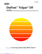 DuPont Authentication Velpar DF Manual