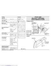 Dymo RhinoPRO 6000 Quick Reference Manual