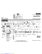 Dynabrade DynaFine 10800 Important Operating, Maintenance And Safety Instructions
