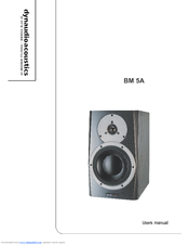 Dynaudio Acoustics BM 5A User Manual