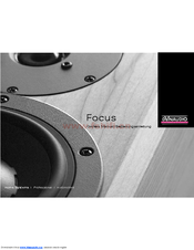 Dynaudio Focus loudspeakers Owner's Manual