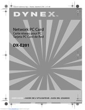 Dynex DX-E201 User Manual