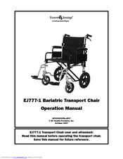 E&J EJ777-1 Operation Manual