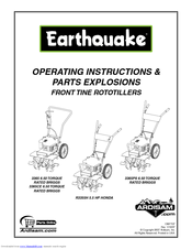 Ardisam Earthquake 3365PS Operating Instructions Manual