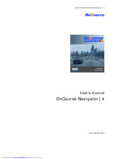 Easy PocketNAV.com OnCourse Navigator 4 User Manual