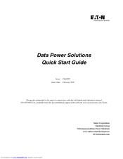 Eaton APS6-058 Quick Start Manual