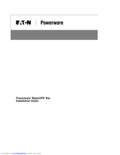 Eaton Powerware BladeUPS Bar Installation Manual