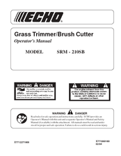 Echo RM-210SB Operator's Manual