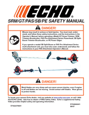 Echo GT Safety Manual