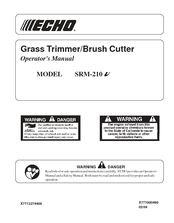 Echo SRM-210i Operator's Manual