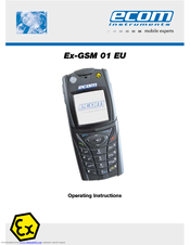 Ecom Instruments Ex-GSM 01 EU Operating Instructions Manual