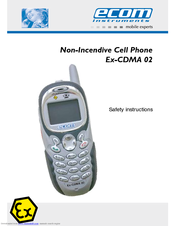 Ecom Instruments Ex-CDMA 02 Safety Instructions