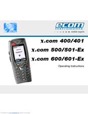 Ecom Instruments x.com 400/401 Operating Instructions Manual
