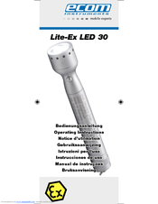 Ecom Instruments Lite-Ex LED 30 Operating Instructions Manual