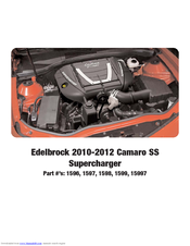 Edelbrock 1599 User Manual