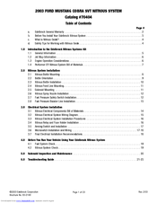 Edelbrock 70404 Installation Manual