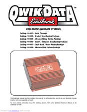 Edelbrock QwikData 91005 Manual