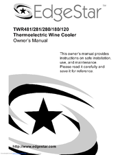 EdgeStar TWR281 Owner's Manual