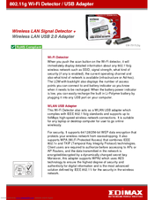 Edimax EW-7317LDg Specification Sheet
